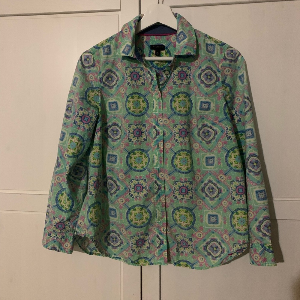 Talbots Button up Shirt Petite Medium